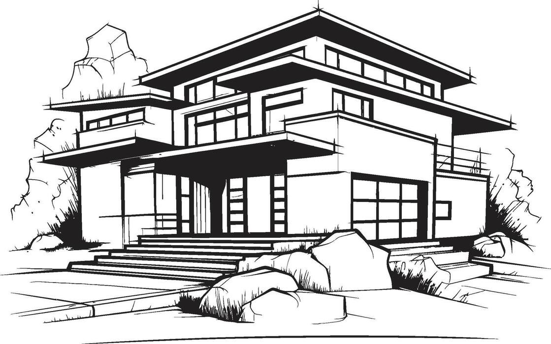 vigorous-residence-mark-thick-outlined-house-design-icon-mighty-living-symbol-bold-house-sketch-in-format-vector